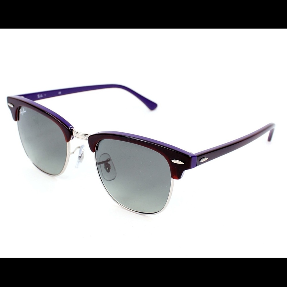 Ray Ban Clubmaster Color Mix Purple Sunglasses